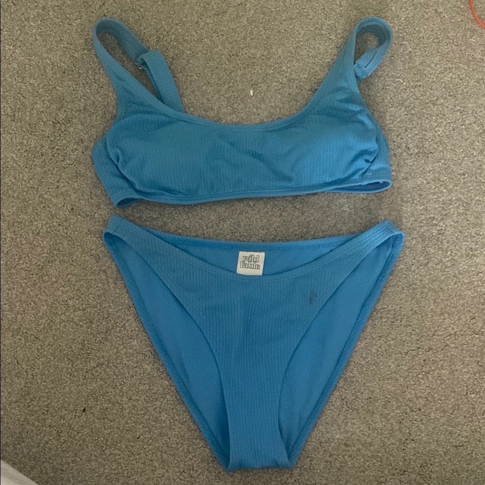 Wild Fable Blue Bikini Swim Set